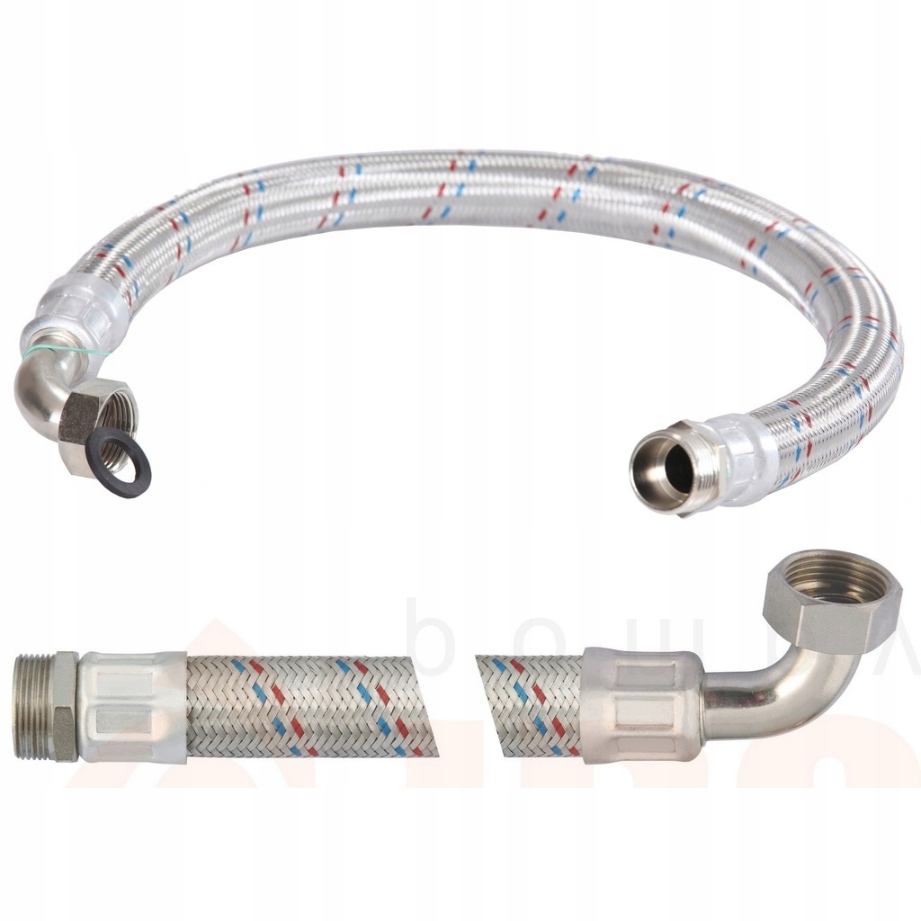 WĄŻ ANTYWIBRACYJNY 80CM KOLANO DO HYDROFORU IBO