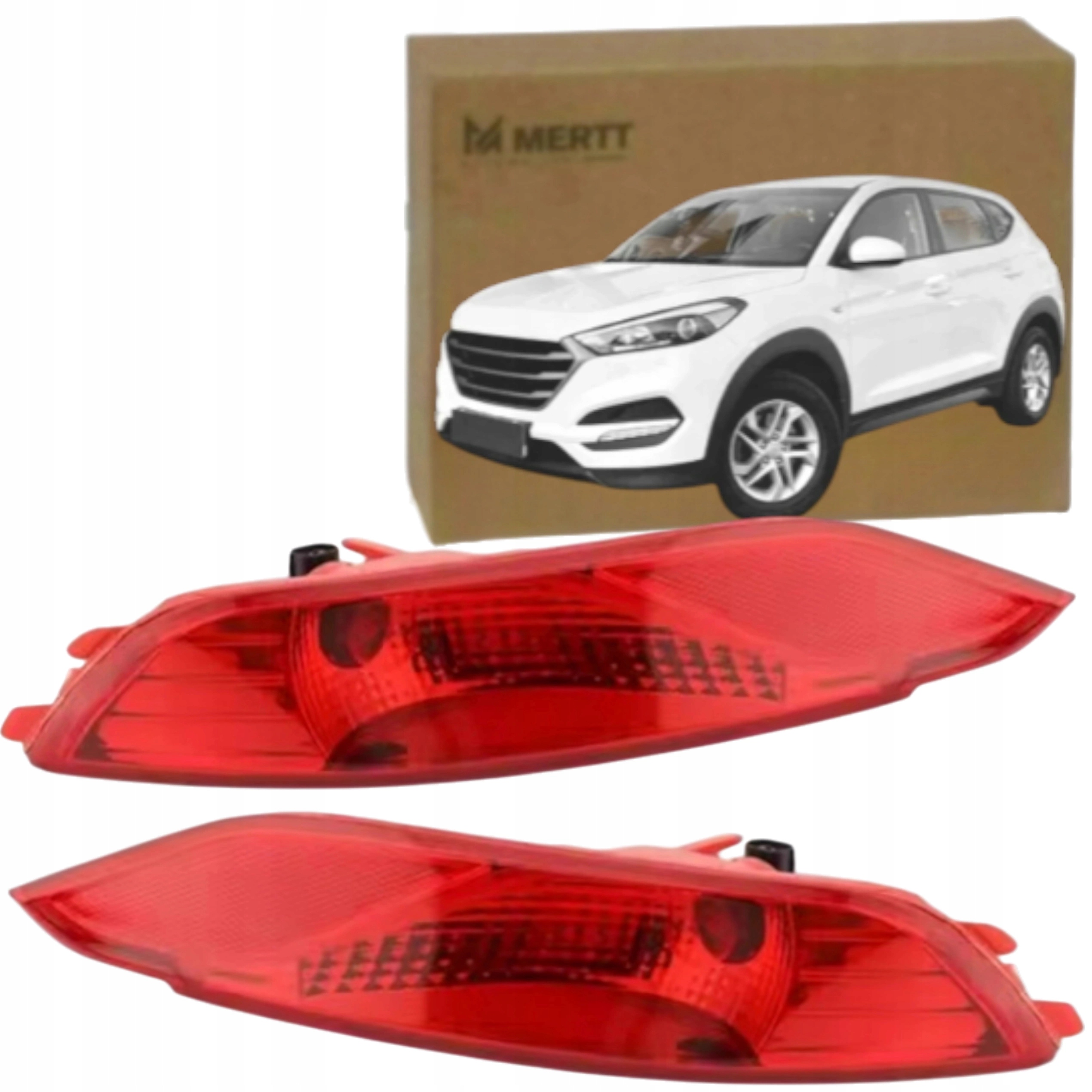 Zadní mlhové světlomety halogenové nárazníky Hyundai Tucson III 15-18 Komplet