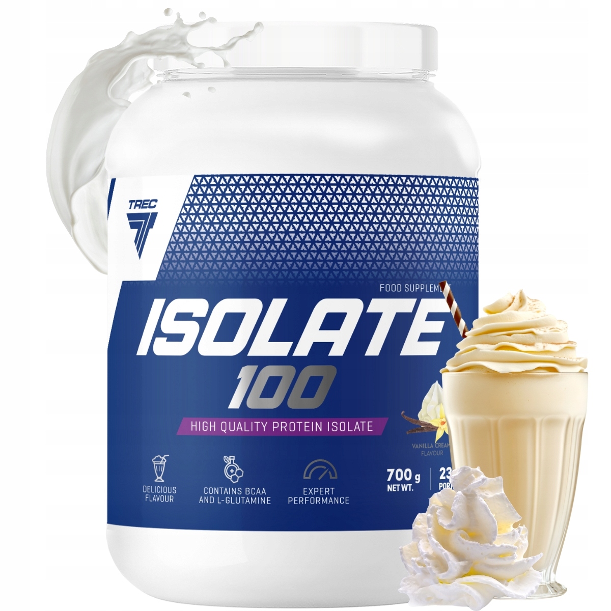 Trec Isolate 100 700g Wpi Syrovátkový Proteinový Izolát Vanilka