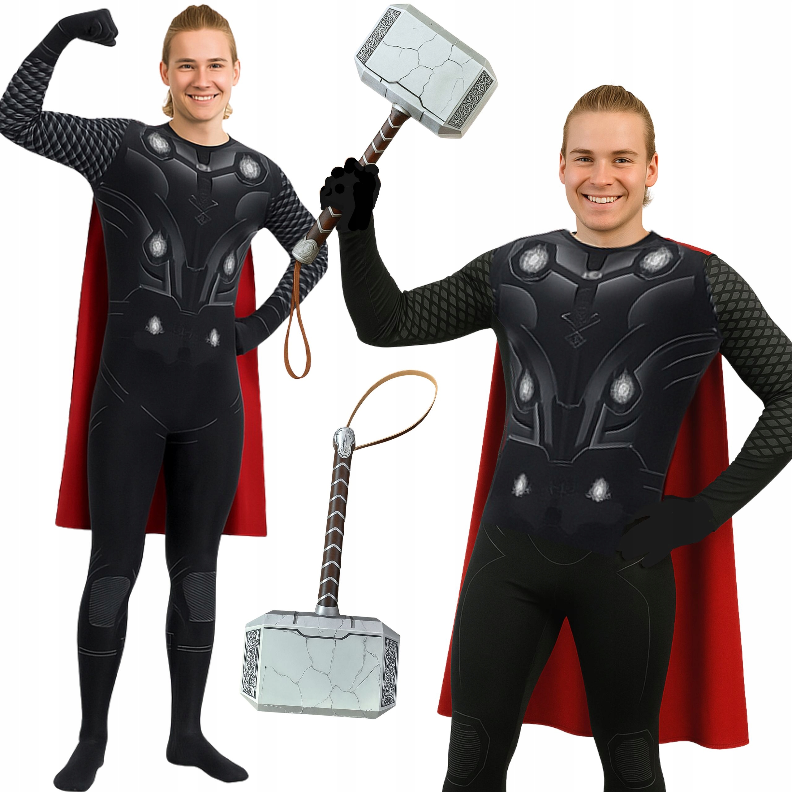 Kostým Převlek Thora Kladivo Thor Bojovník Heros Cosplay Xxs Xs 152 158 CM