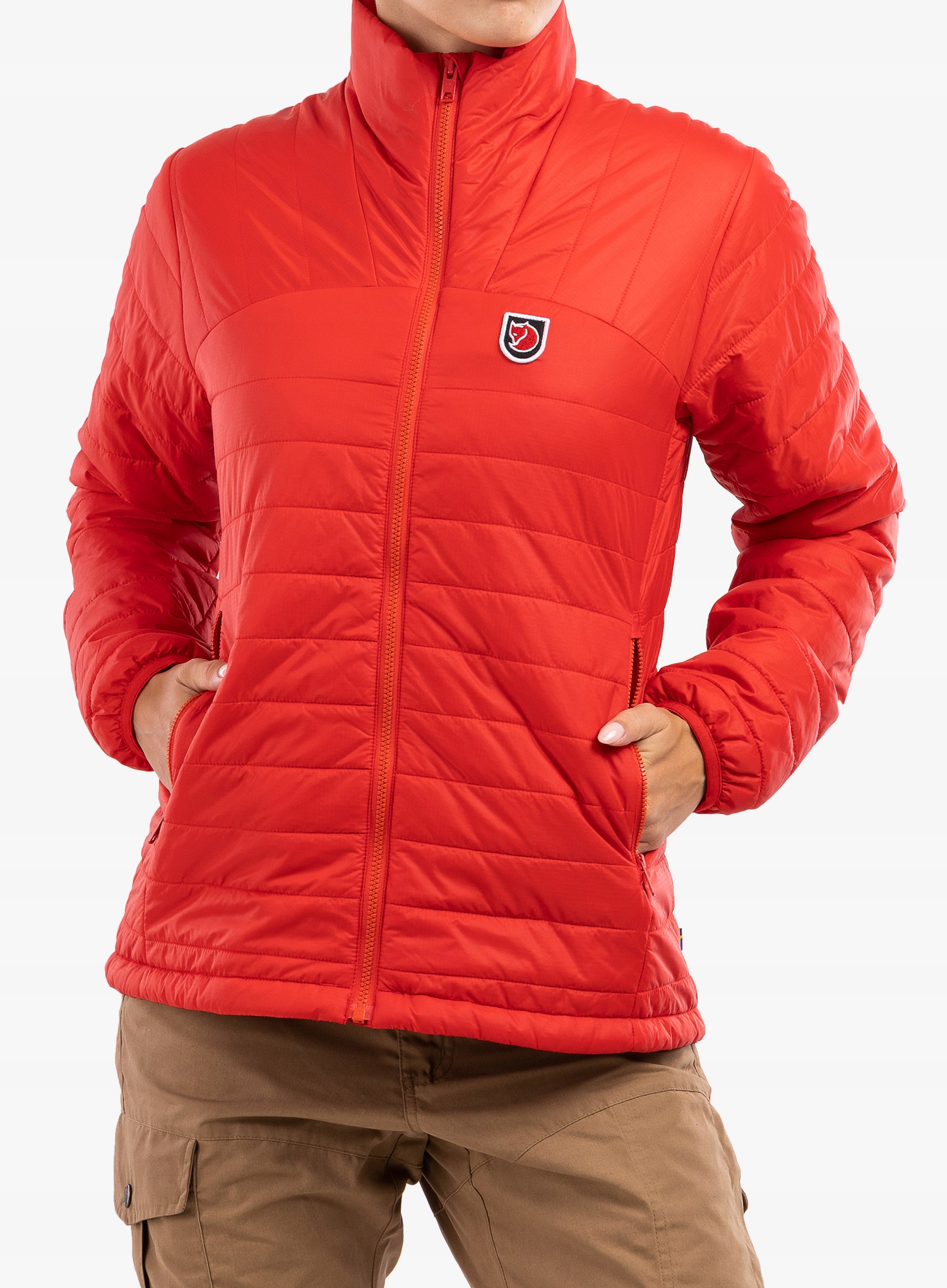 Bunda Fjallraven Expedition X-Latt pravá červená L