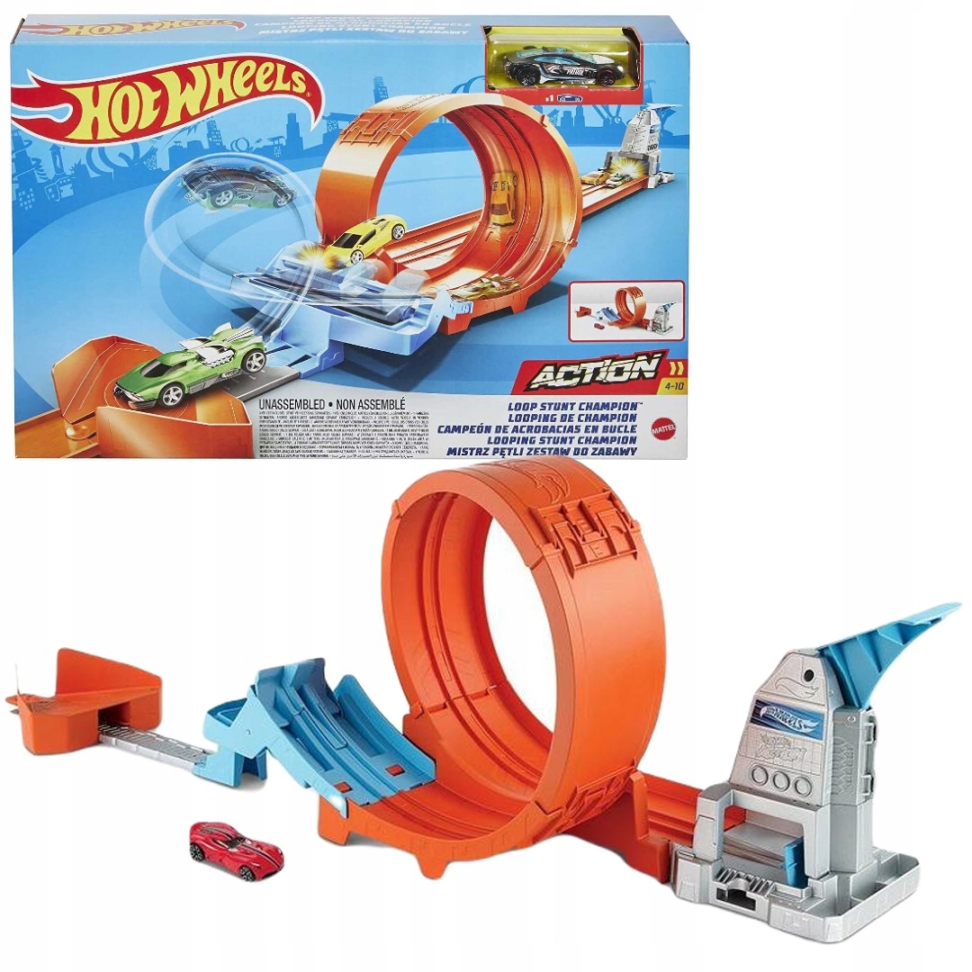 

Tor Hot Wheels Zestaw Mistrz Pętli Kaskaderskiej