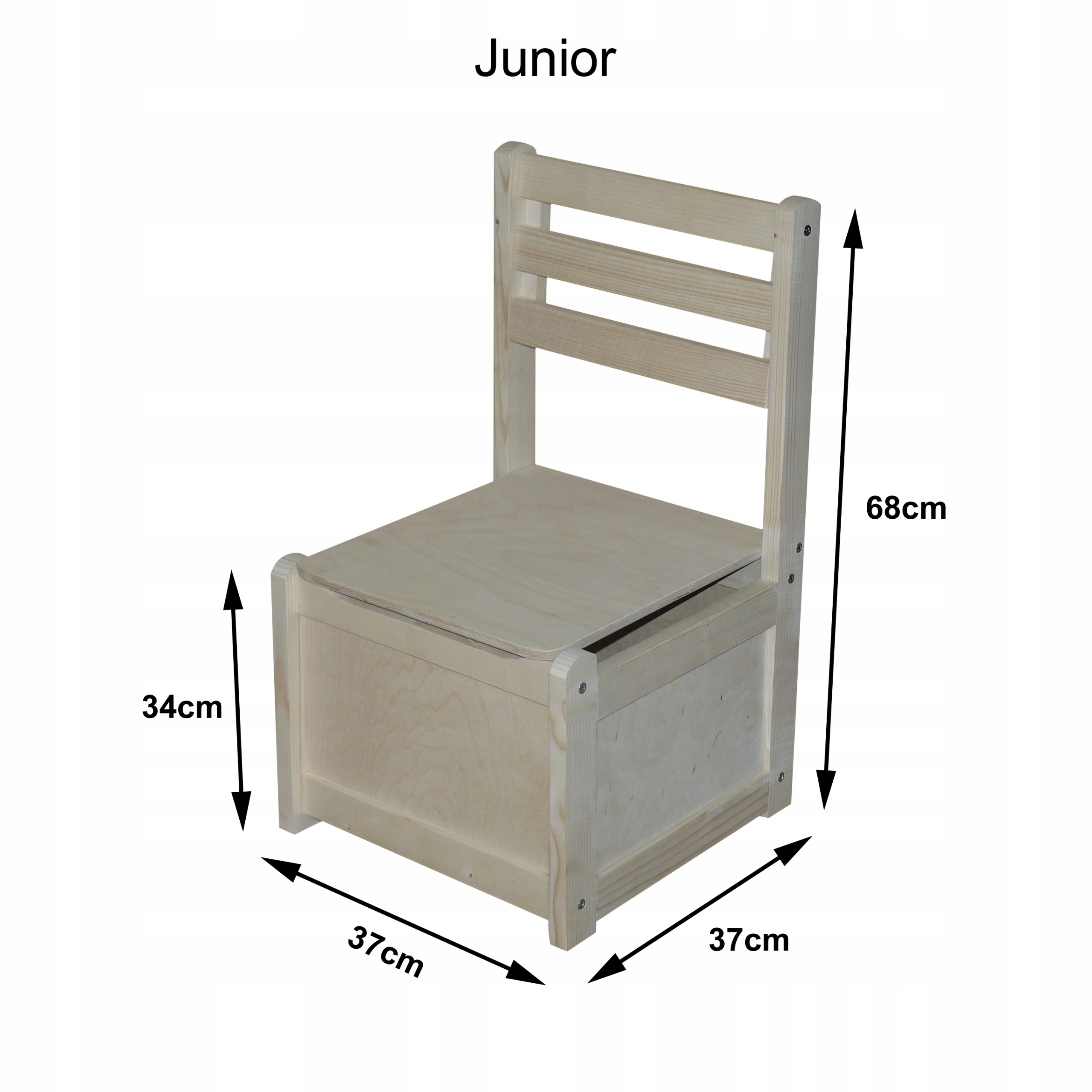 STOLIK I KRZESEŁKA DLA DZIECI 75/50 ŁAWKA ZE SCHOWKIEM JUNIOR NA PREZENT EAN (GTIN) 5904639364012