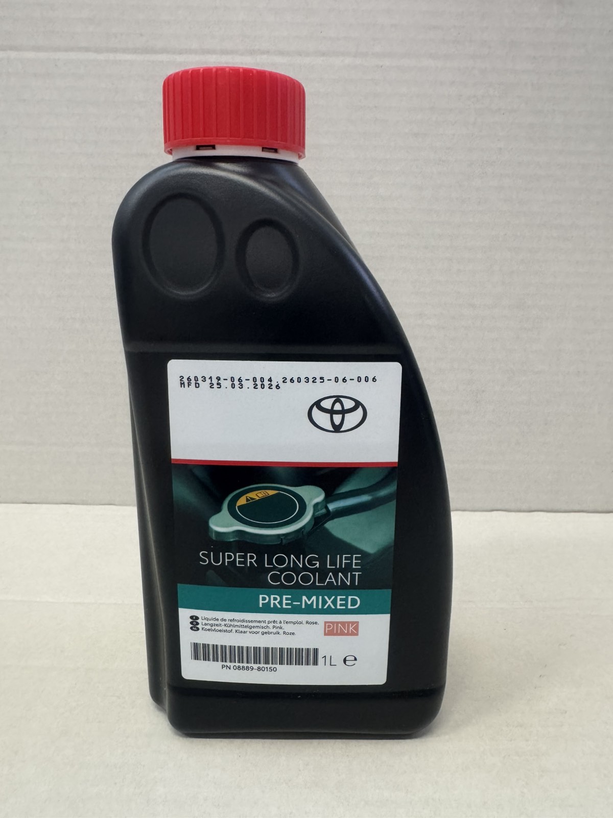 płyn chłodniczy różowy Pre mixed 1L, 08889-80150 Toyota/ Lexus