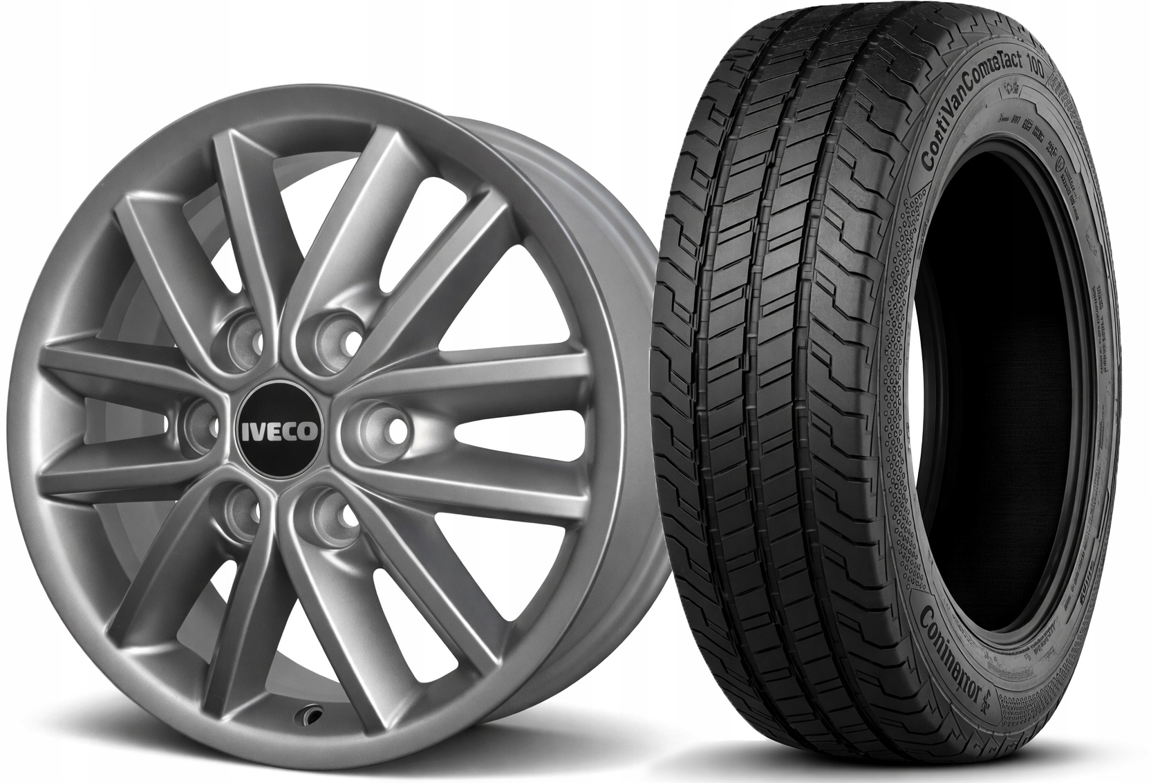 Nové Letné Kolesá Iveco Daily eDaily 16 Palcov Continental 2025 Rok 215/65R16C