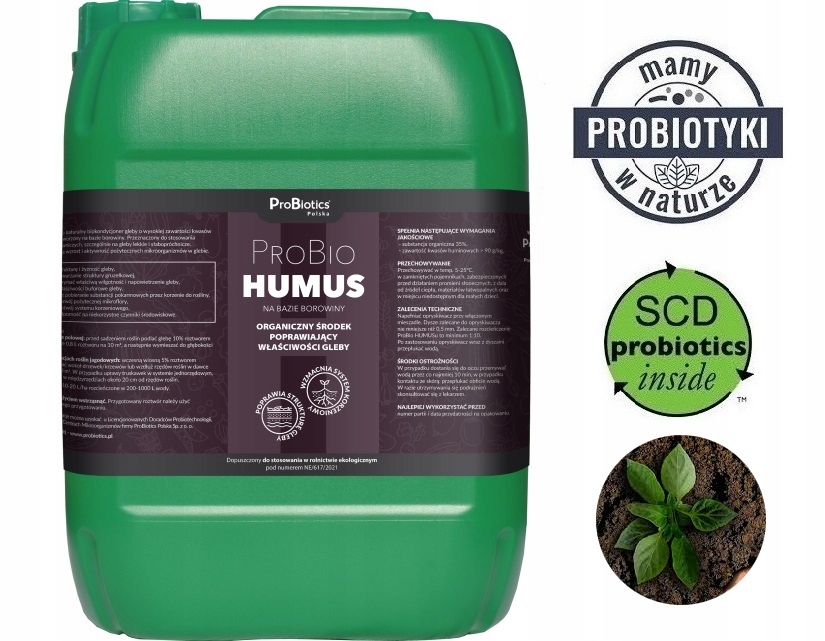 ProBio Humus Biologiczny preparat na bazie borowiny kwasy humusowe 10l