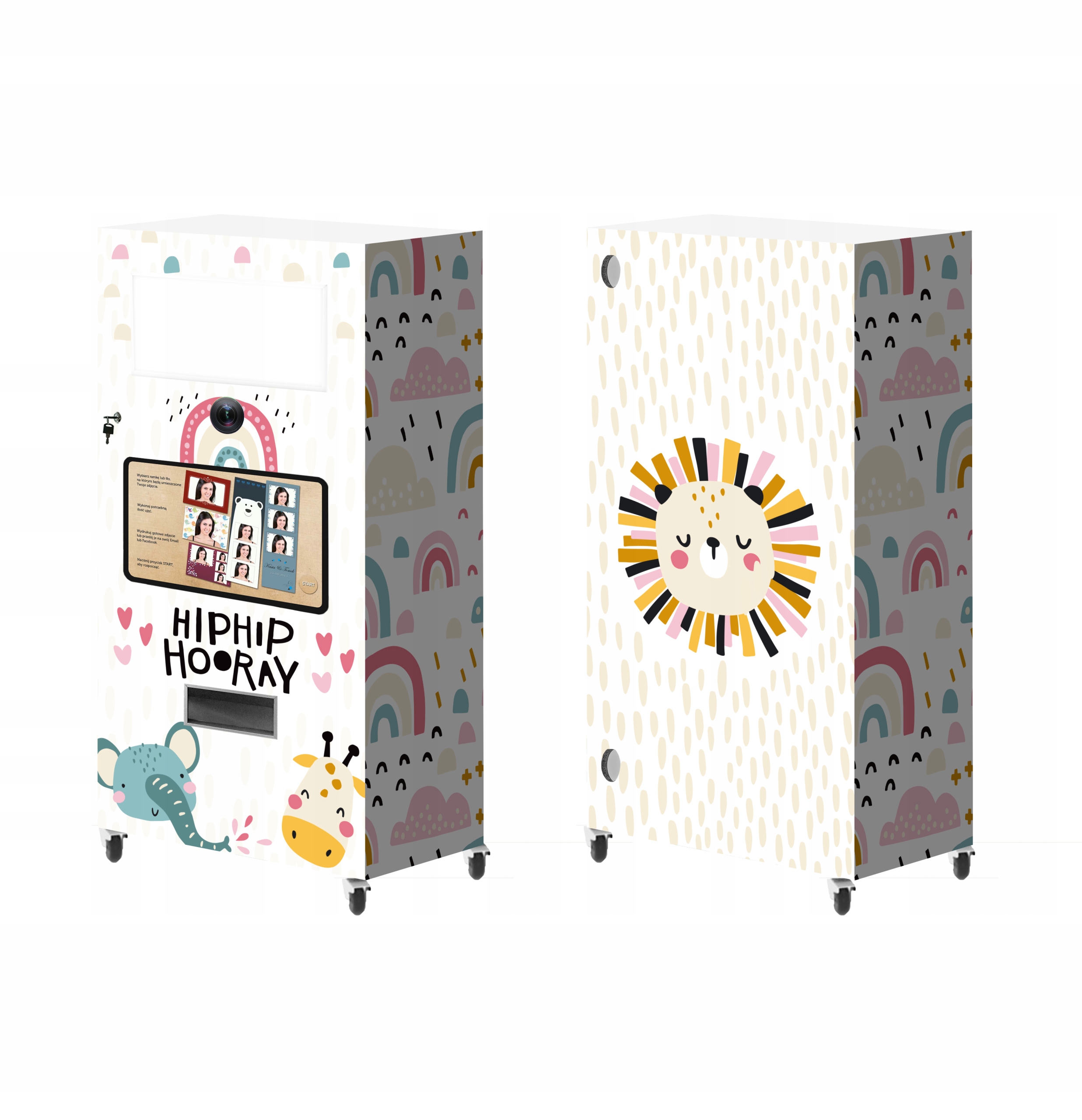 FOTOBUDKA Photo Booth DO SALI ZABAW - Producent Model Fotobudka