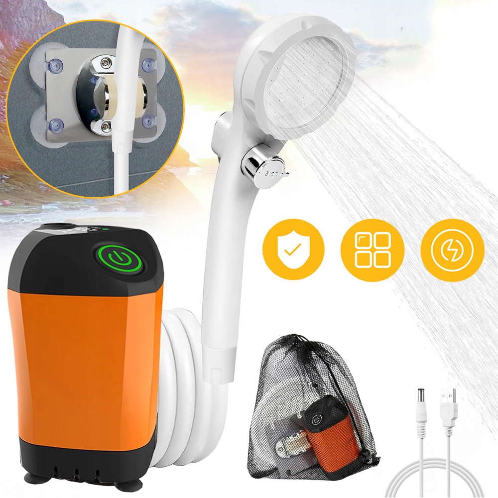 Sprchová Elektrická Turistická Kempingová Pumpa S Přenosným Bivakovacím Systémem