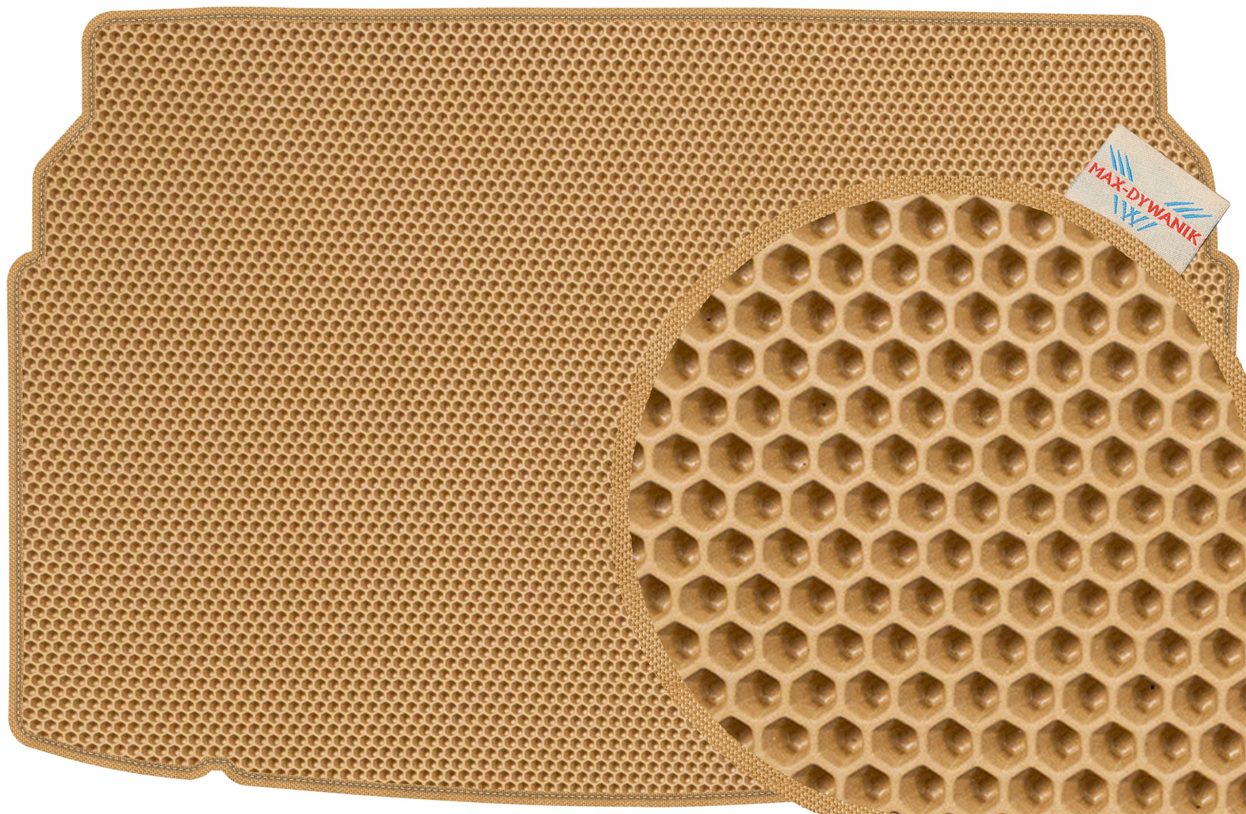 Volkswagen Polo VI Hatchback 2017- Vložka do kufru Eva Medová Beige