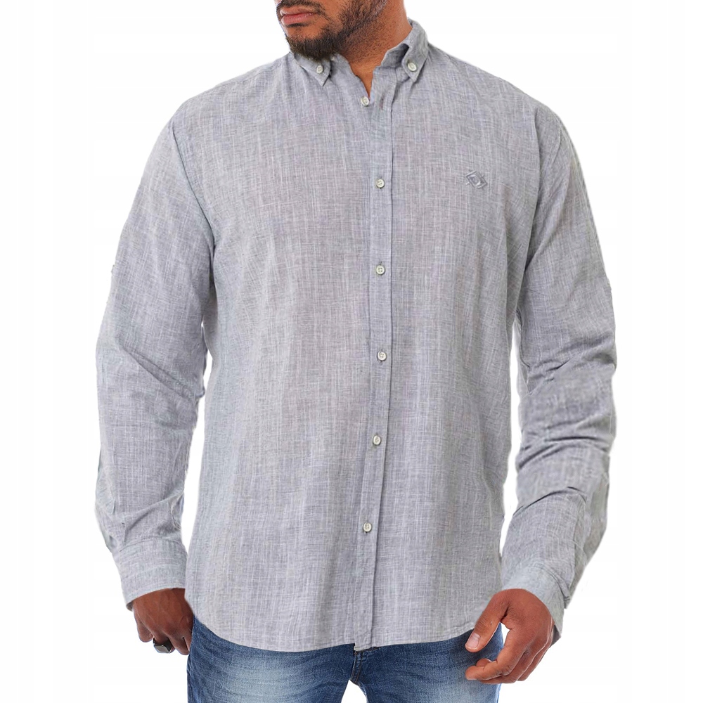 Pánská košile Premium Casual bavlněná s přídavkem lnu Regular