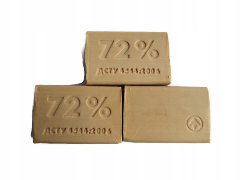 

naturalne mydło szare 72 % ok. 200 g.