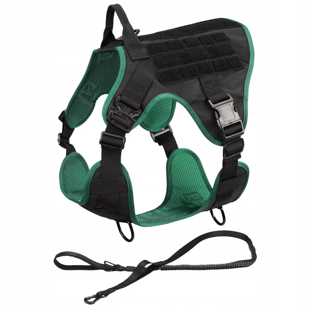 Levně Taktický Postroj Pro Psa S D-kroužkem A Rukojetí Velikost L navaris