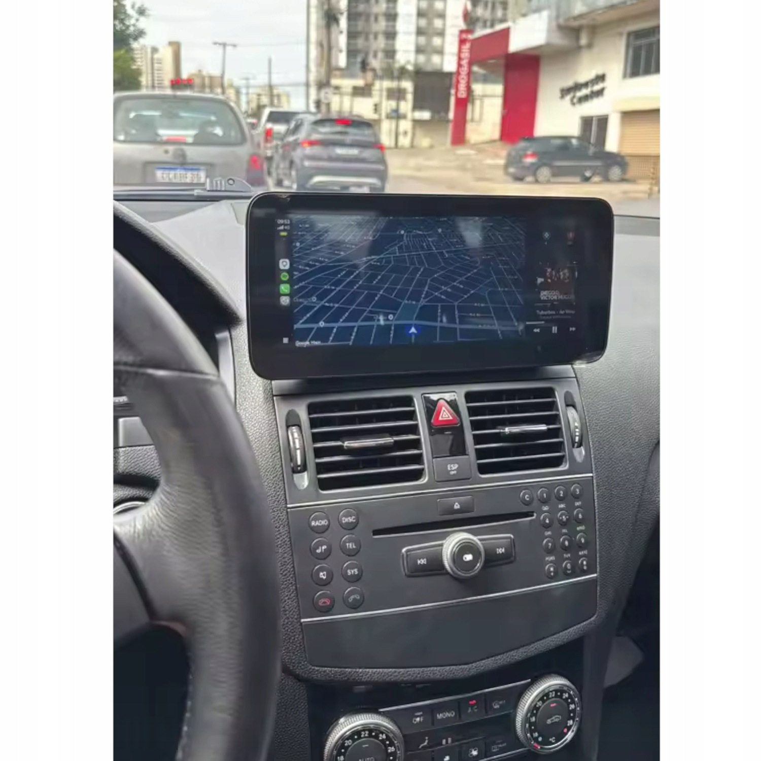 Radio Android do Mercedes W204 S205 C204 NTG 5.0 Qualcomm 665 8+128 GB