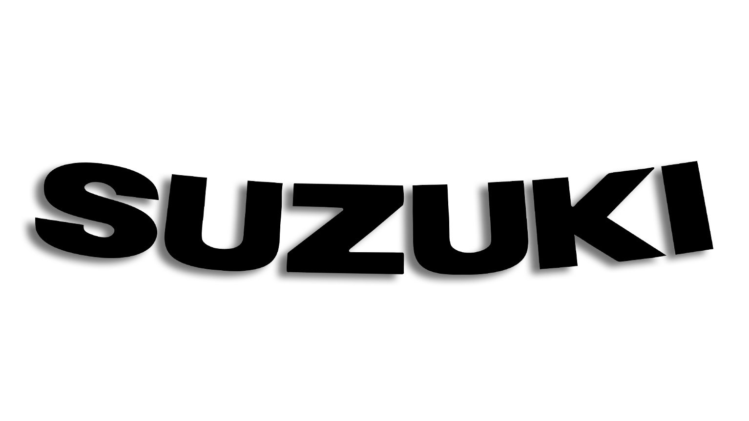 

Naklejka Suzuki zakrzywiona czarna