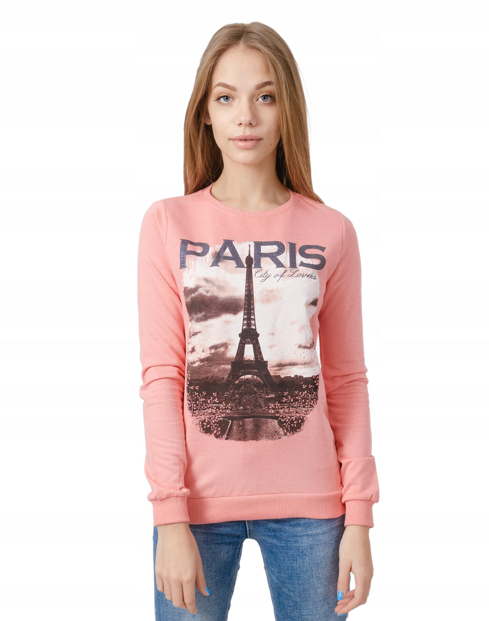 

Cienka Bluza Damska Dresowa Bawełniana 5013-01 r S