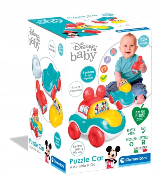 

Myszka Miki Autko Klocki Puzzle Clementoni 17722