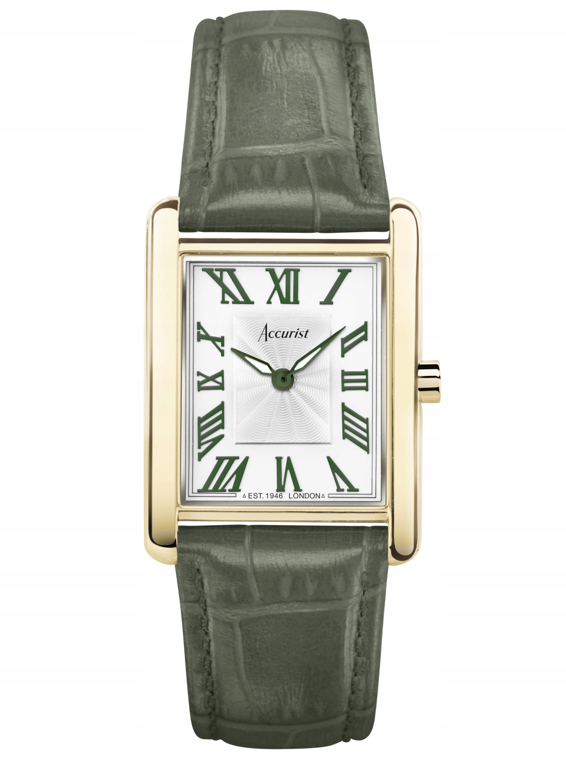 Nový Originální dámský Accurist náramek Rectangle 71003, obdélníkový řemínek