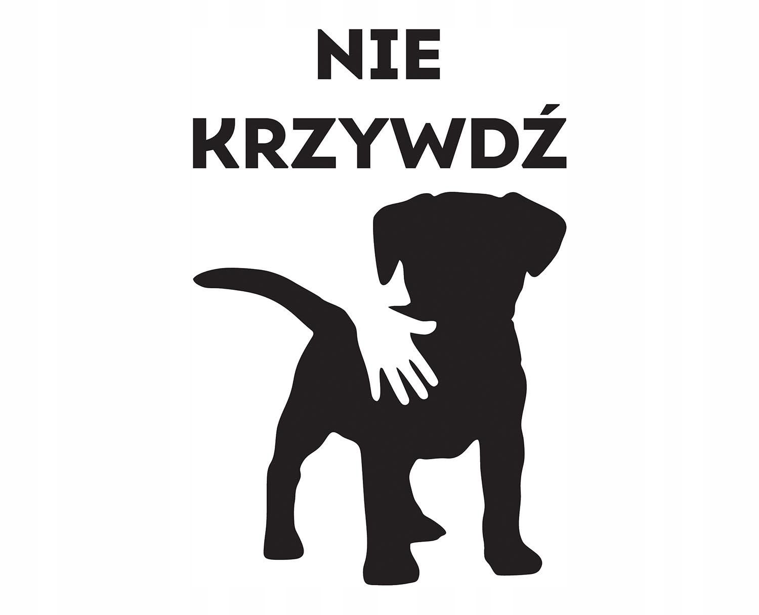 

Naklejka Nie krzywdź