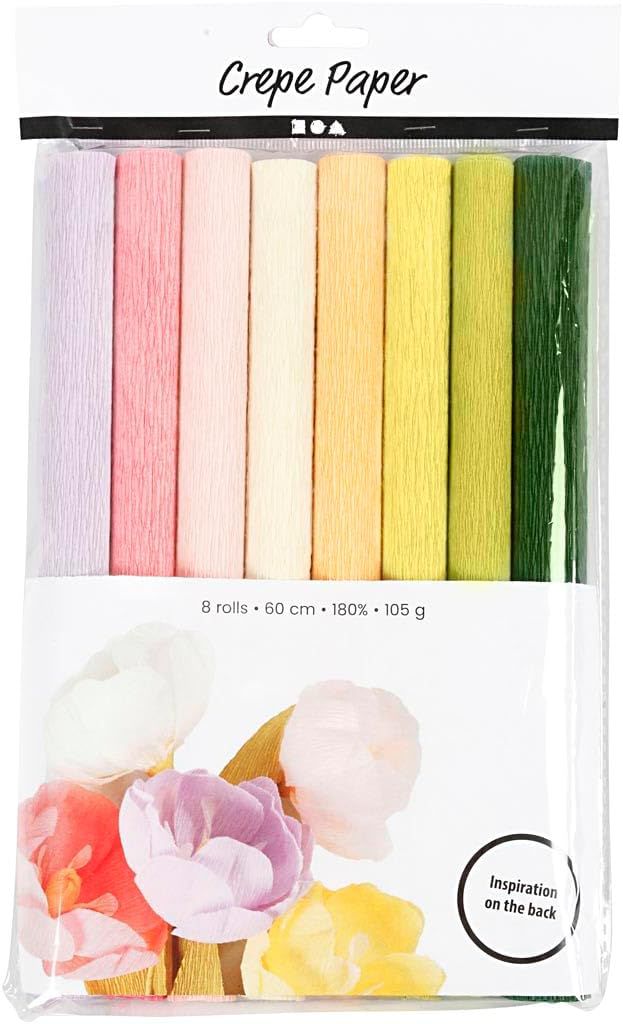 CREPE PAPER - PASTEL COLOURS (209001)