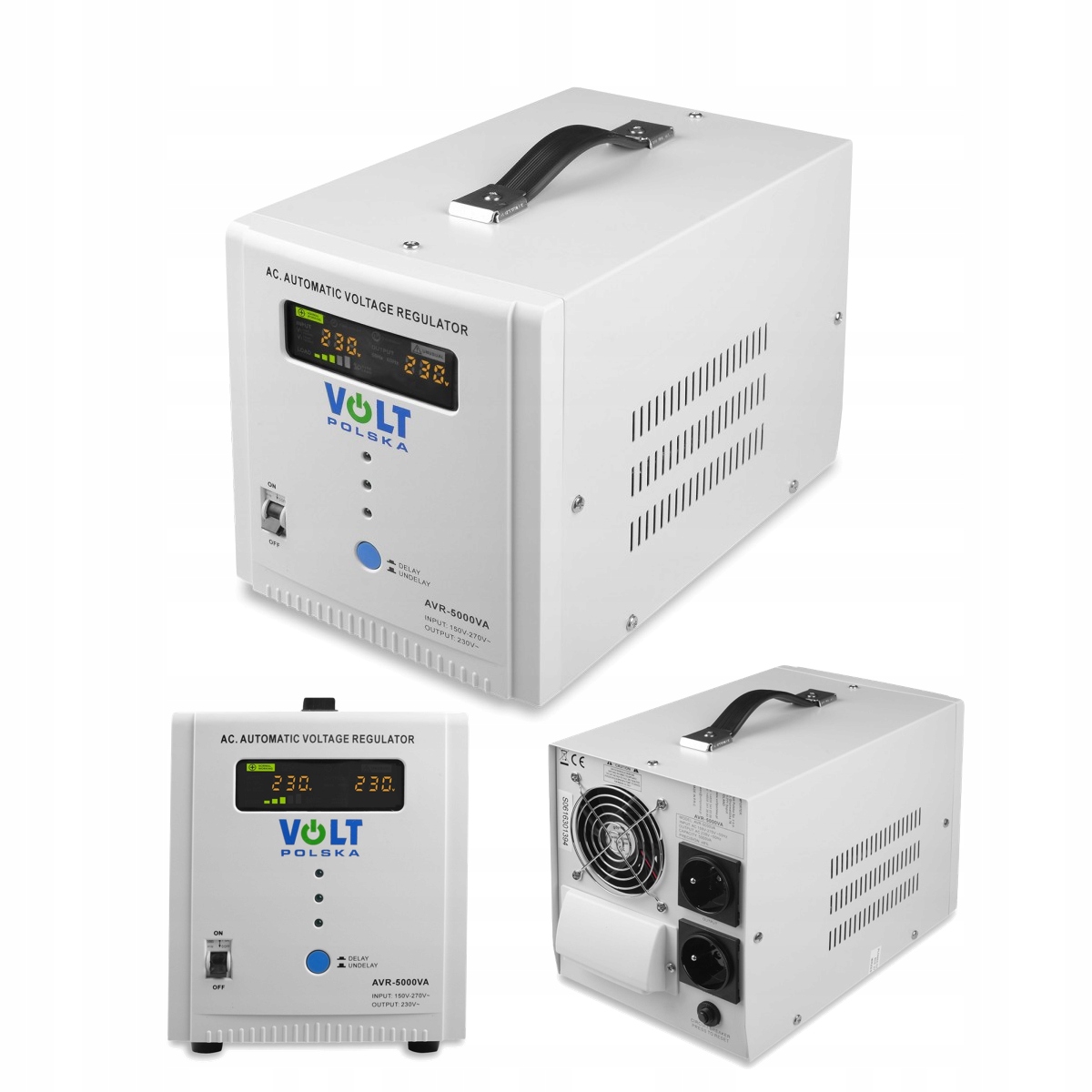 Stabilizator Napięcia Prądu Avr 5000VA do agregatu