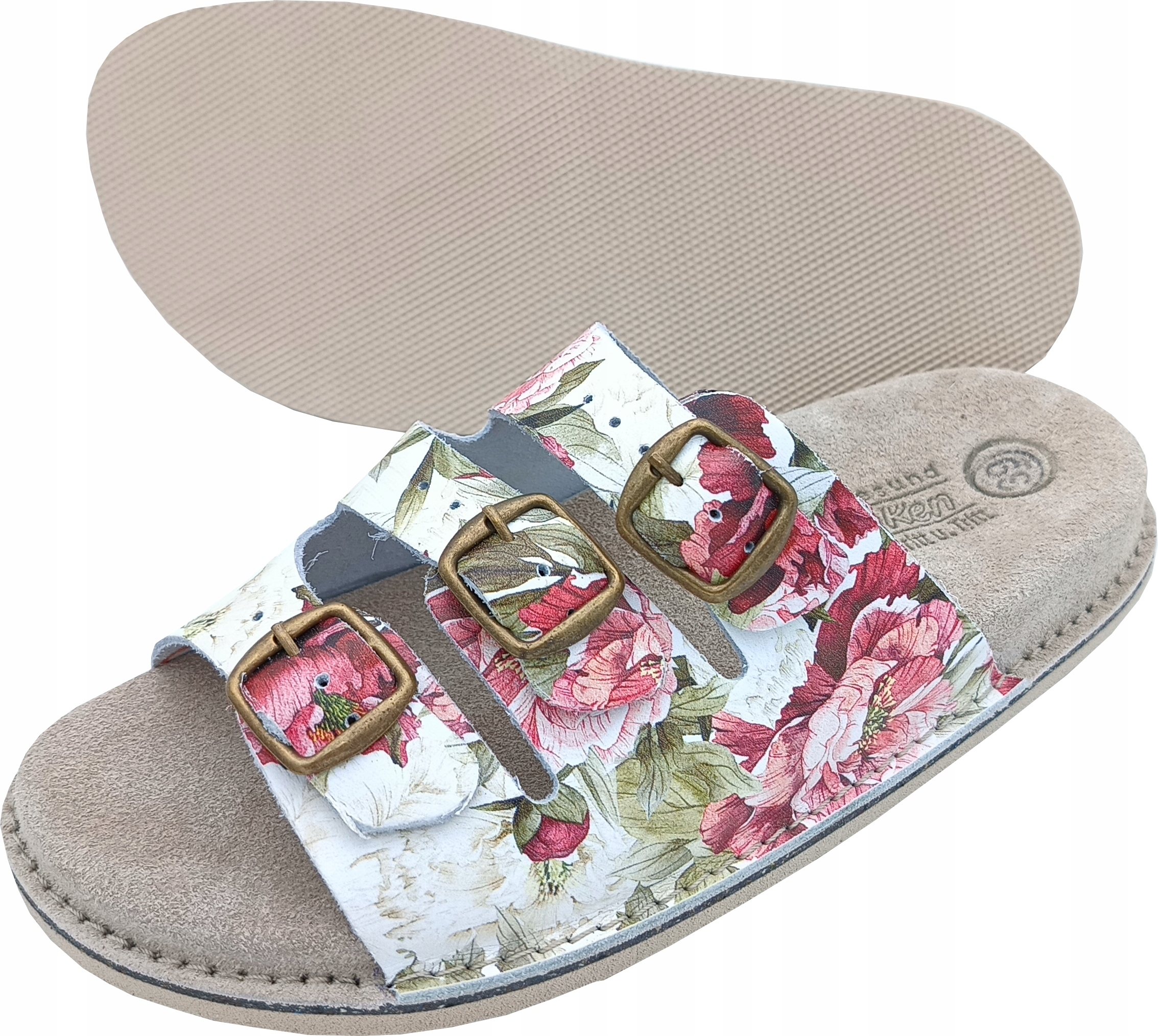 Nazouváky Fusbet kožené profilované Bioken dámské kůže