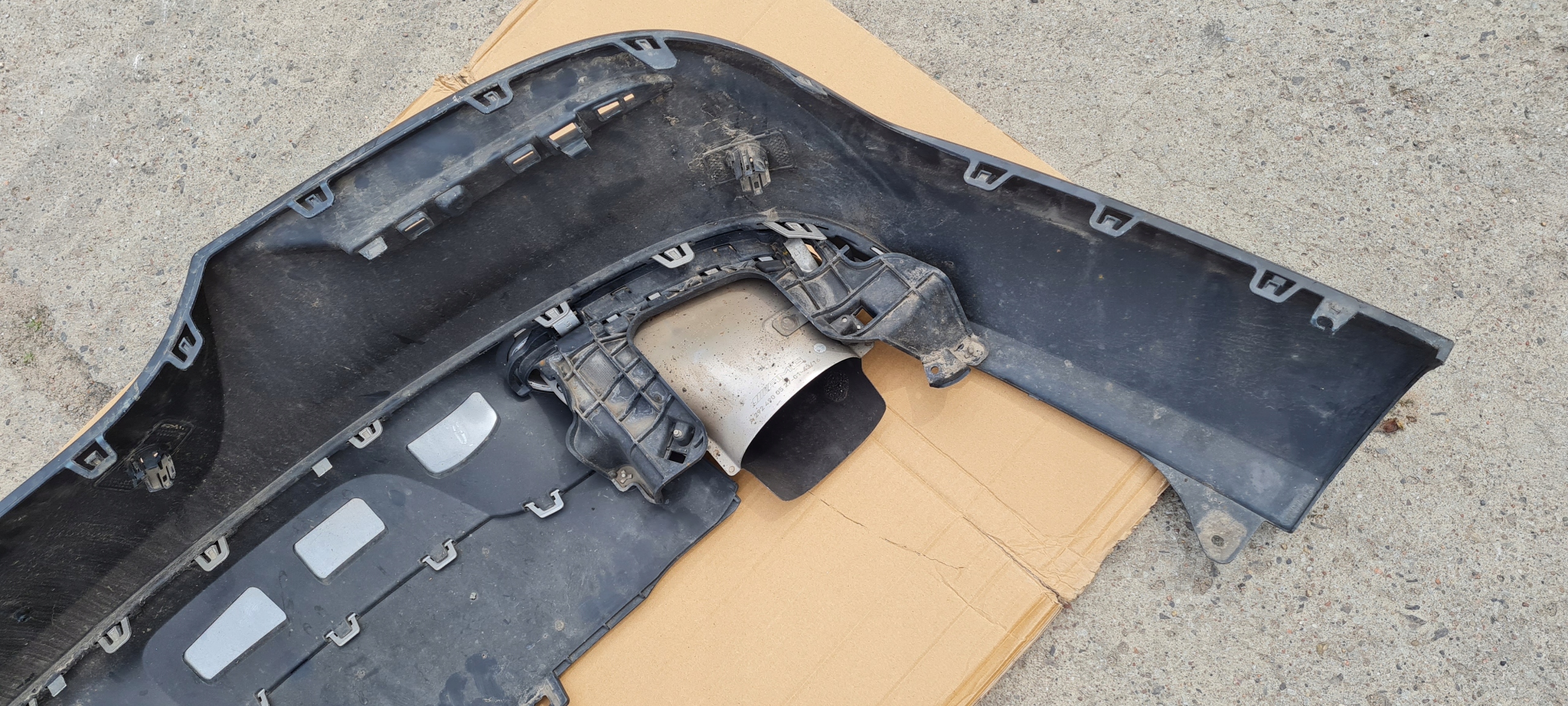MERCEDES GLE COUPE 43 AMG A292 BUMPER REAR PART CHROM