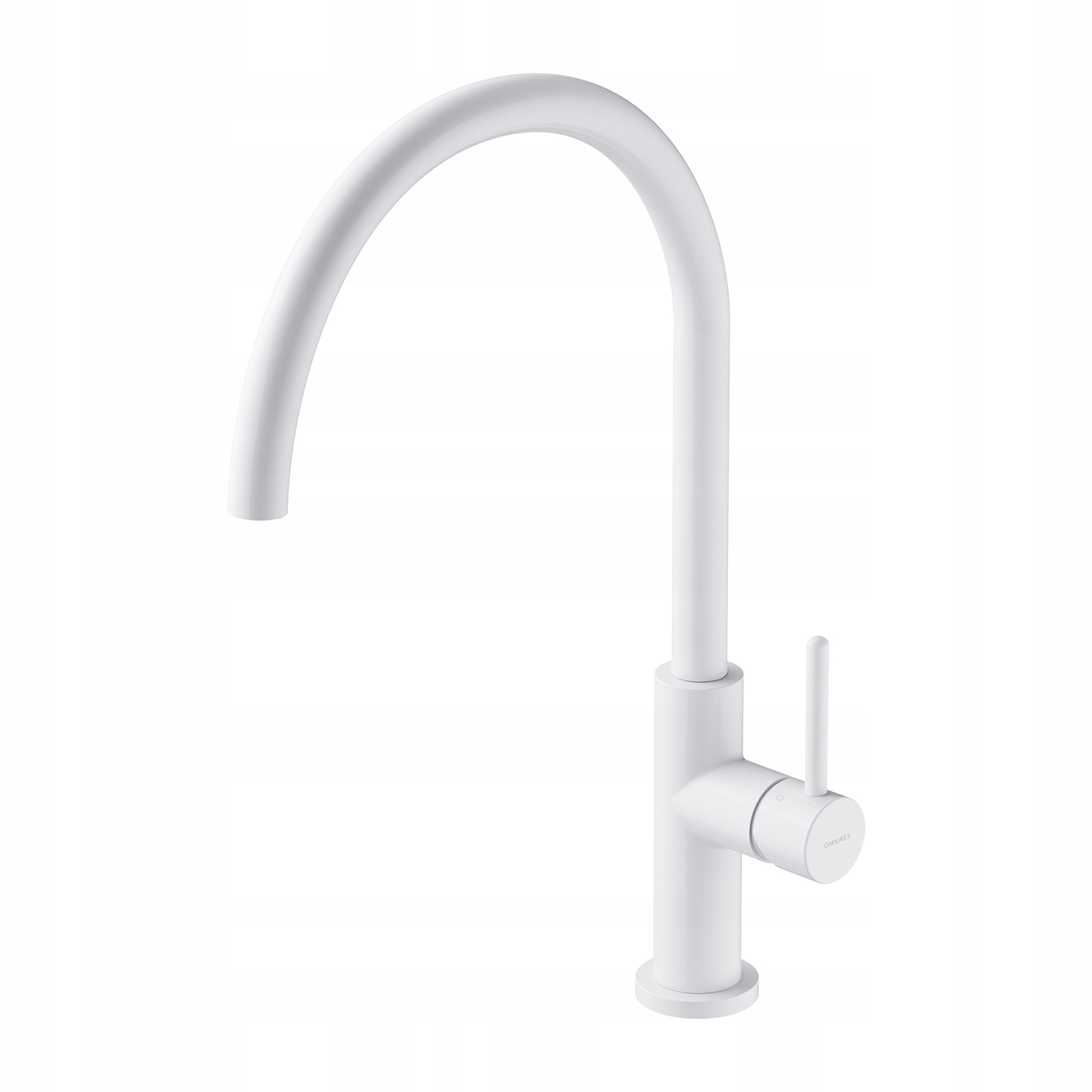Kuchynská Batéria S Vysokým Výtokom, Biela Matná Omnires