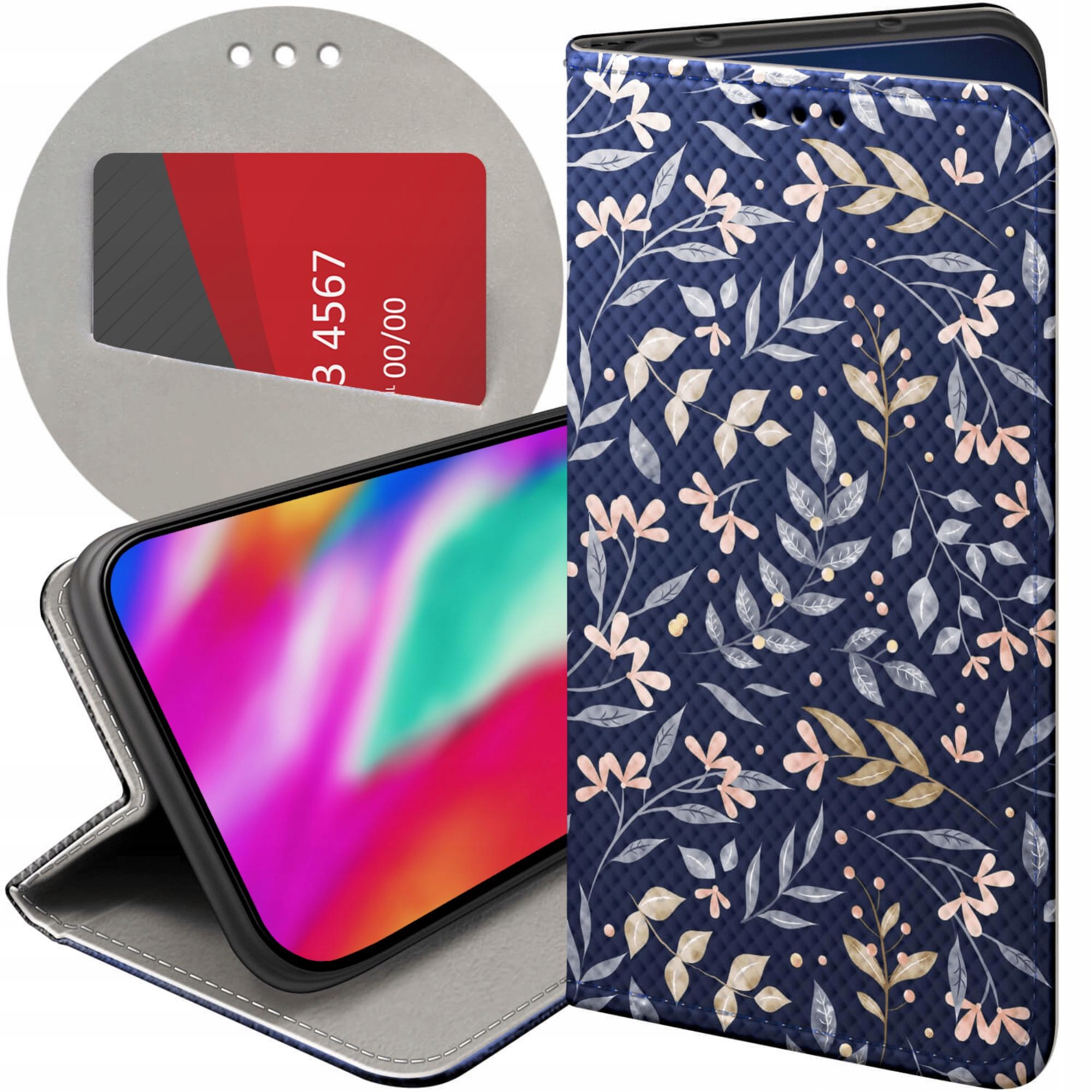 Etui Z Klapką Do Samsung Galaxy S24 Fe Floral Botanika Bukiety Case