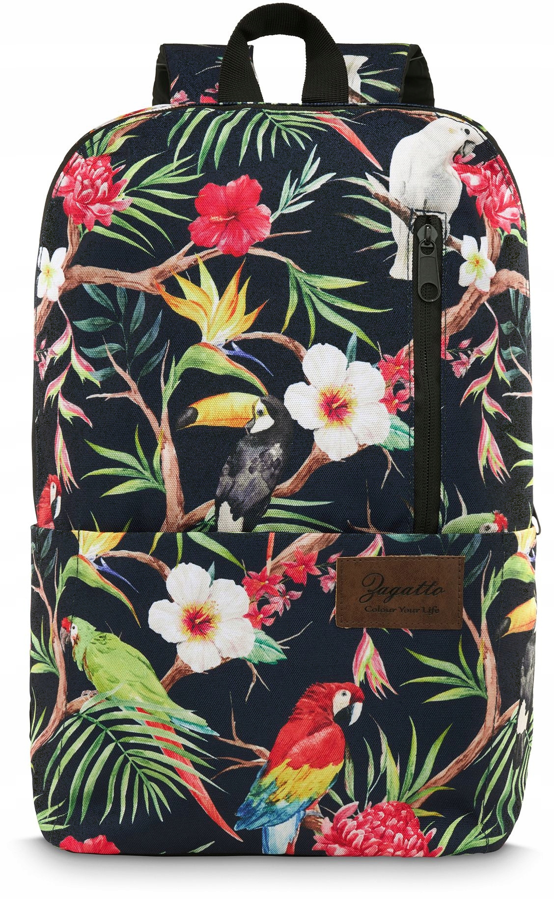 

Zagatto Plecak miejski szkolny damski A4 kwiaty