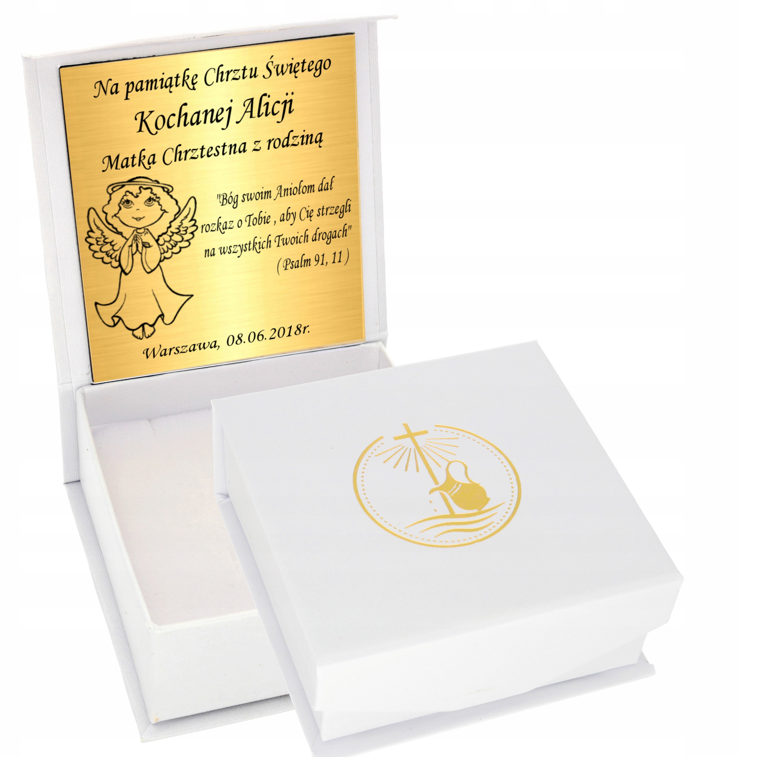Złoty Łańcuszek 585 Koniczynka Dzień Dziecka Komunia Chrzest GRAWER EAN (GTIN) 5905220419067