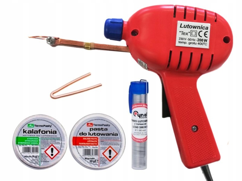 LUTOWNICA TRANSFORMATOROWA TEX 200W cyna grot