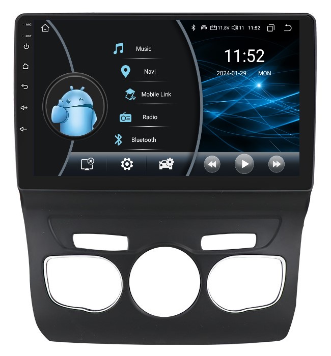 Rádio 2DIN Navigácia Android Citroen C4 2 II 2/32 Gb Dsp Carplay Lte