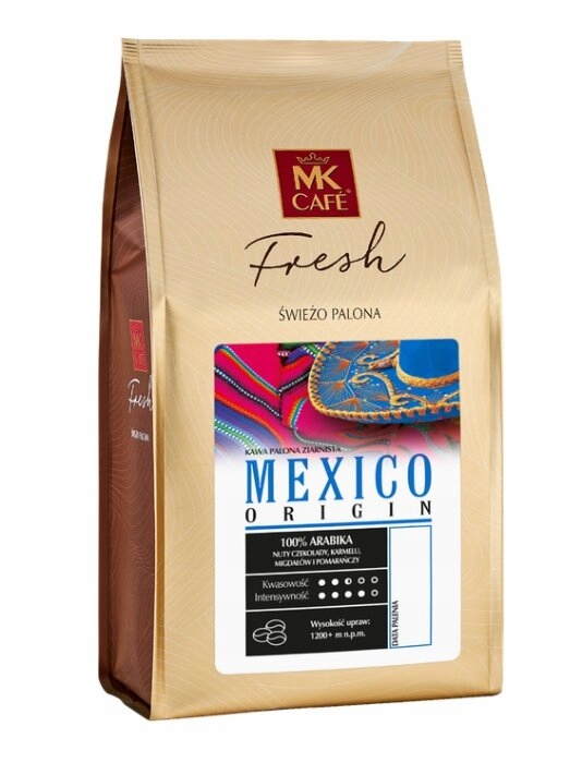 Káva zrna Mk Cafe Fresh Mexico Origin 1kg