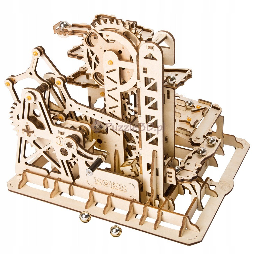 

Marble Climber - mechaniczne, drewniane puzzle 3D