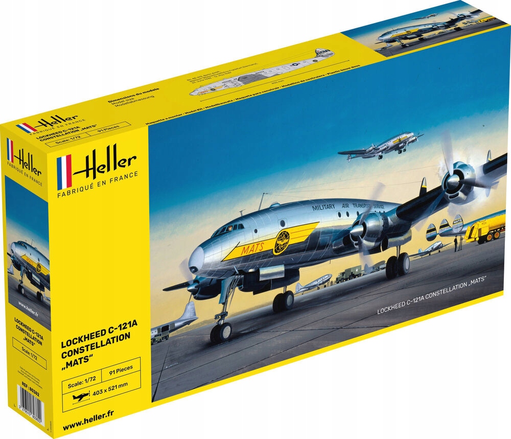 Lockheed C-121A Constellation "mats" Heller 80382 1:72