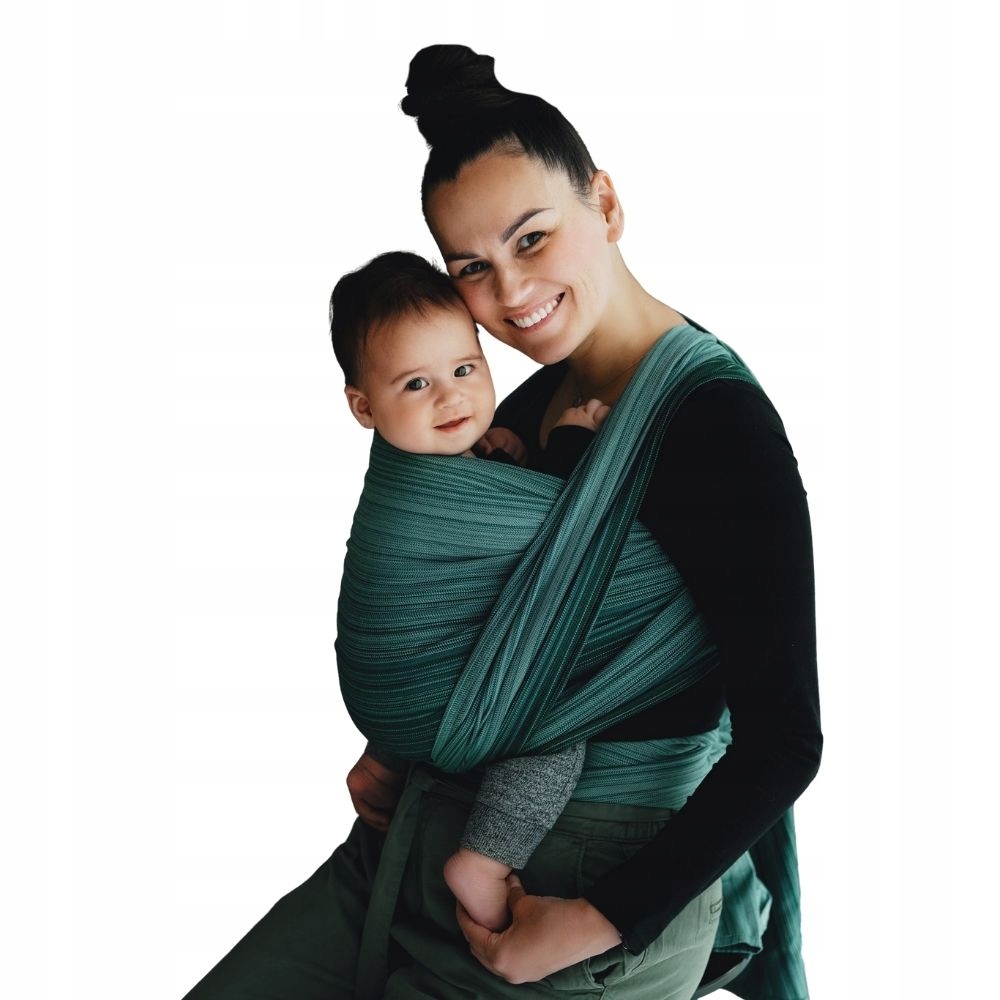 Chusta do noszenia dziecka Little Frog Malachit 4,2 m