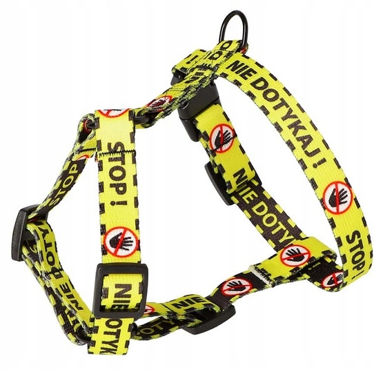 Levně Protiúnikové obojky pro psa dvoupáskové Dingo City Nedotýkejte se Velikost S