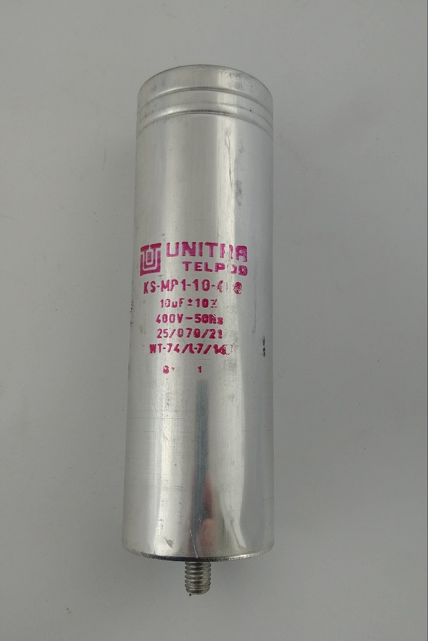 KONDENSATOR UNITRA TELPOD KS-MP1-10-400