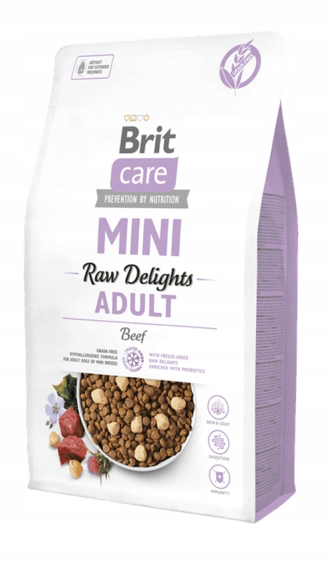 Levně Brit Care Dog Mini Fd Raw Delights Beef 2kg