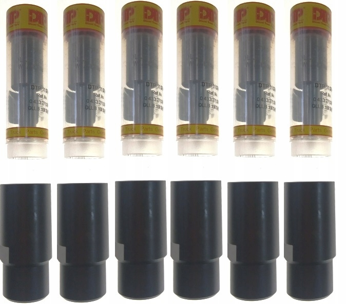 KOŃCÓWKI WTRYSKU DLLB150S765 RENAULT AGRI R1451-4 TD228.6 NAKRĘTKI NA 6CYL.