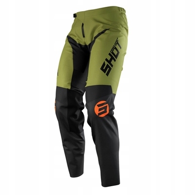 Shot Racing Výpredaj Nohavice Cross/enduro Pants Devo Storm Kaki Farba Khak