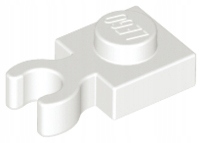 

Lego 4085d plytka 1x1 klip biały 2 szt Nowy