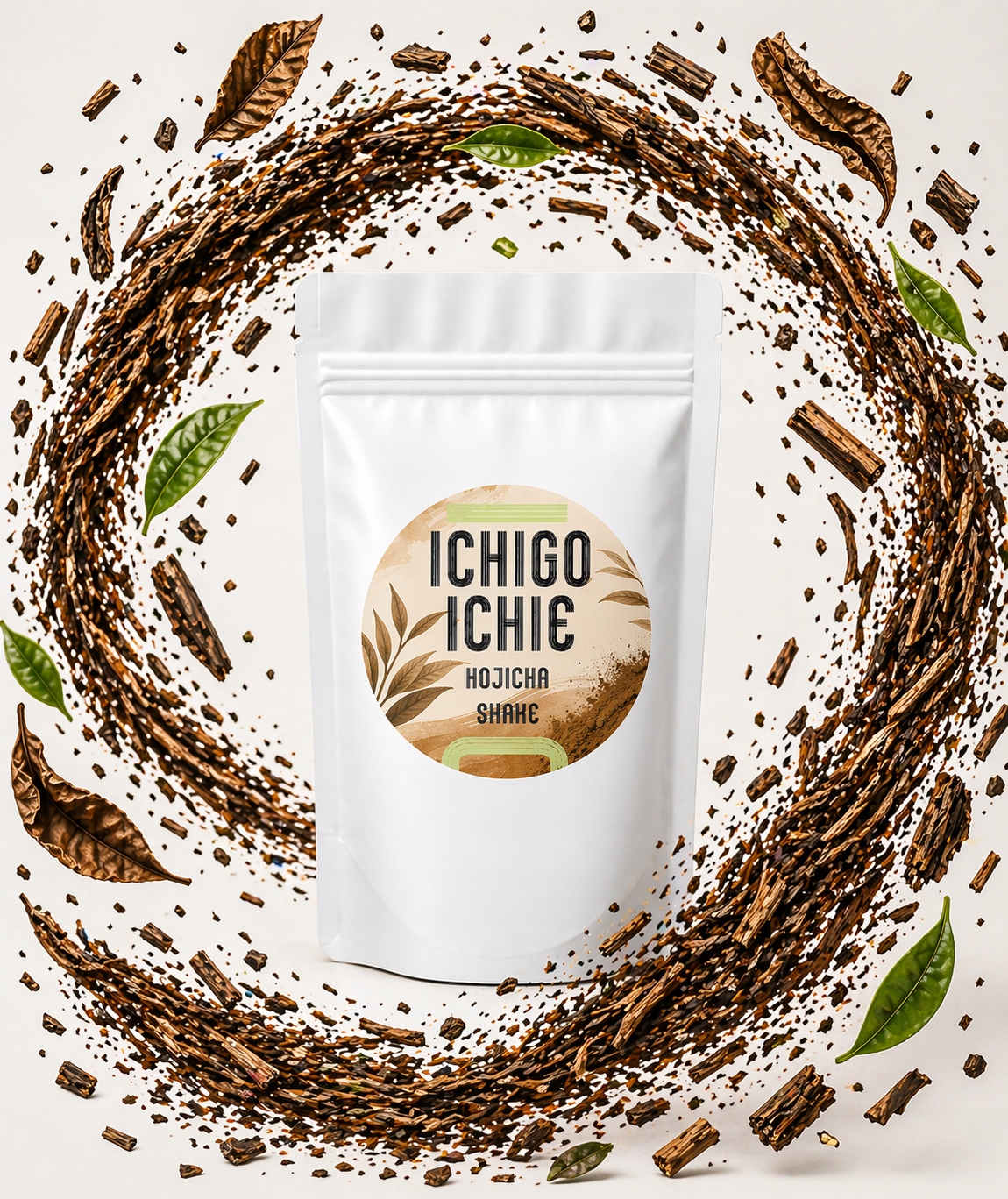 Pudr Hojicha Shake Powder 400 g – Pražený Čaj, hotová receptura
