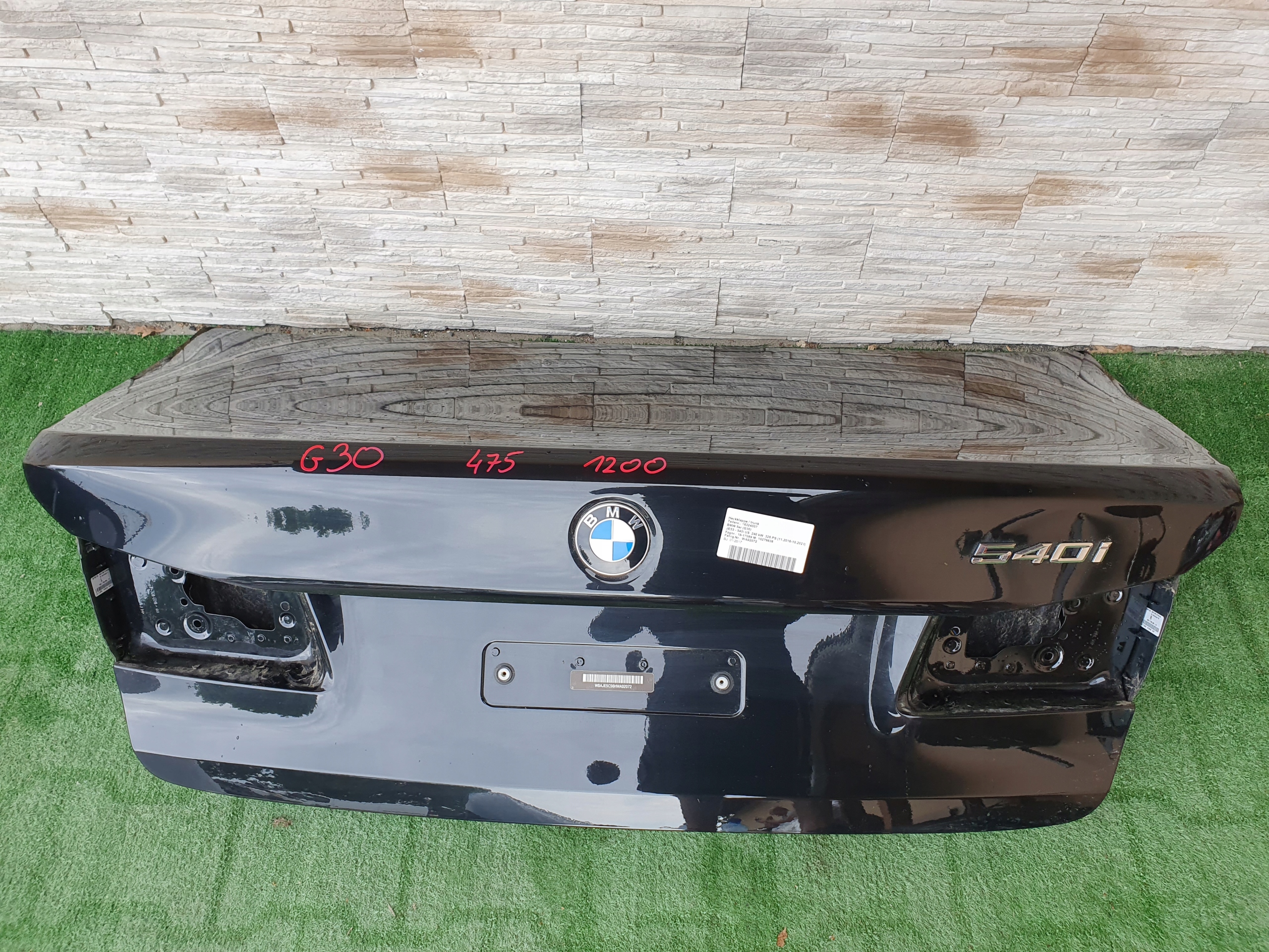 KLAPA TYŁ BMW 5 G30 KOLOR 475