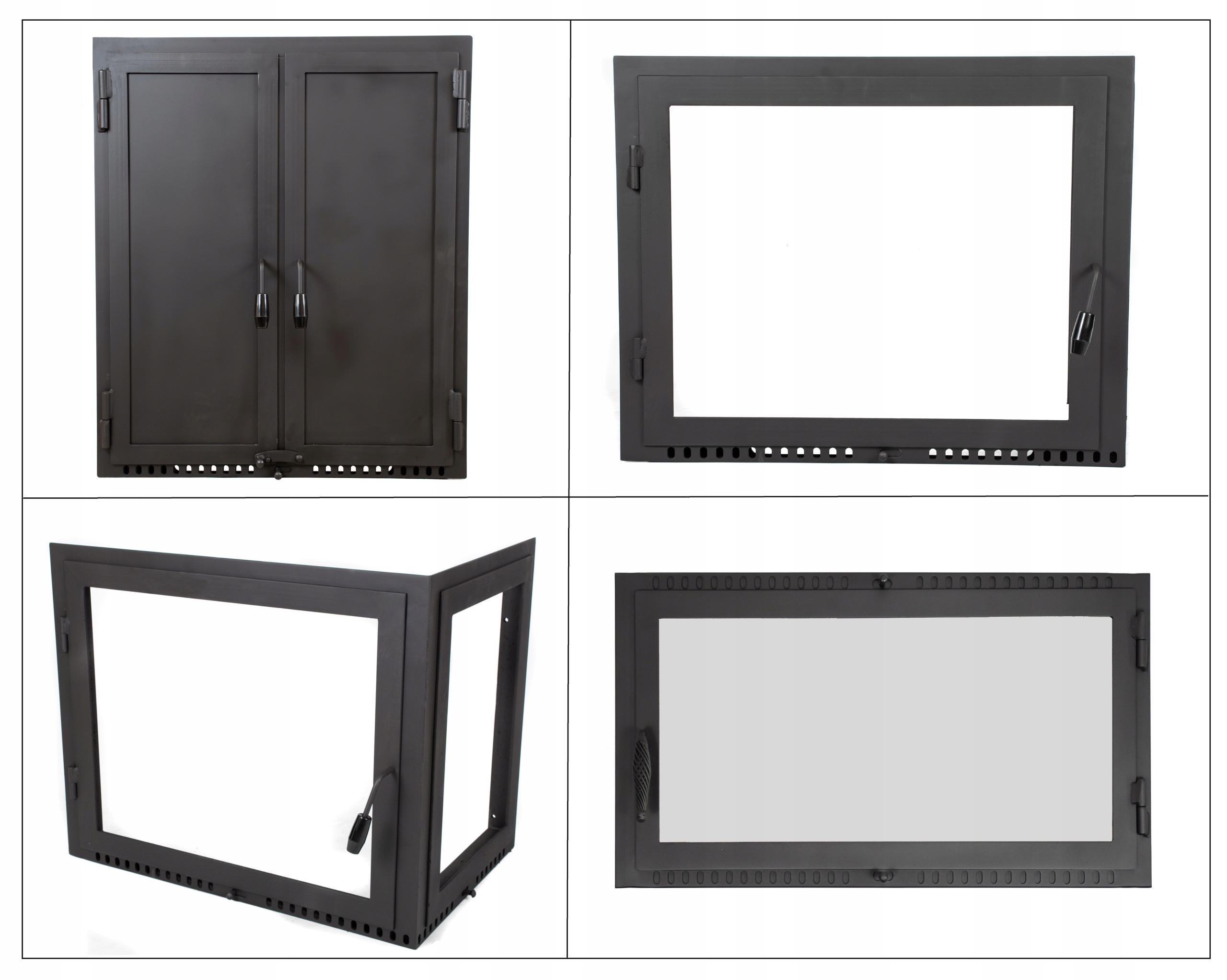 DRZWICZKI STALOWE BLASZANE DO WĘDZARNI / KOMINKA / PALENISKA OTWARTEGO Grubość 5 mm