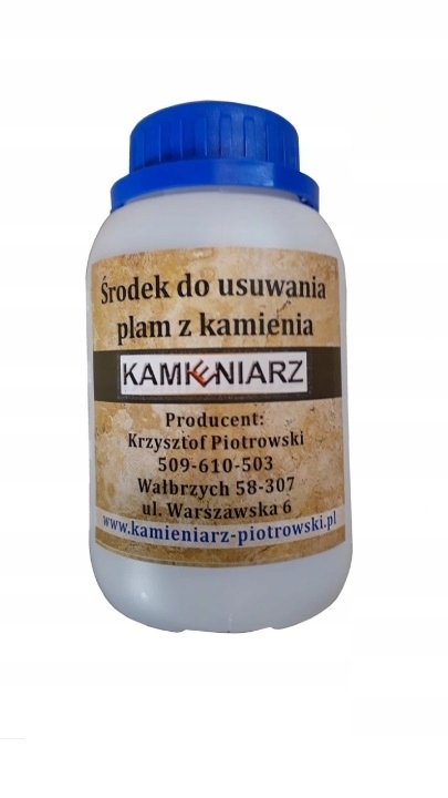 

Płyn do usuwania plam z kamienia