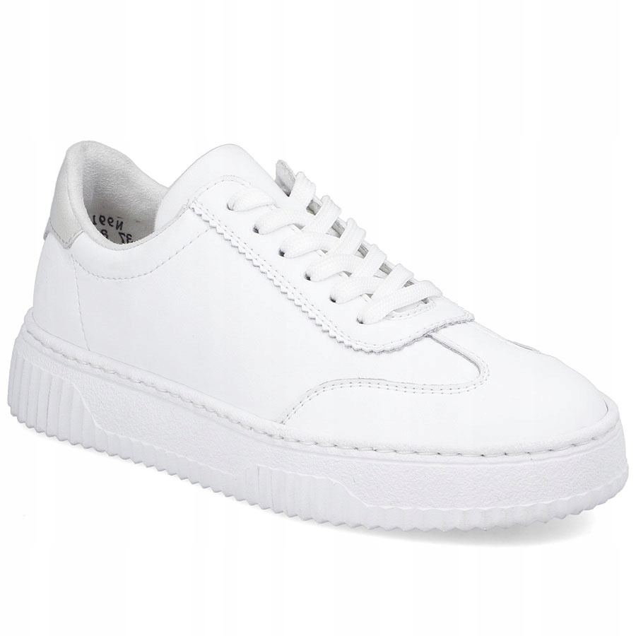 Kožené sportovní polobotky Rieker N9910-80 41, bílé