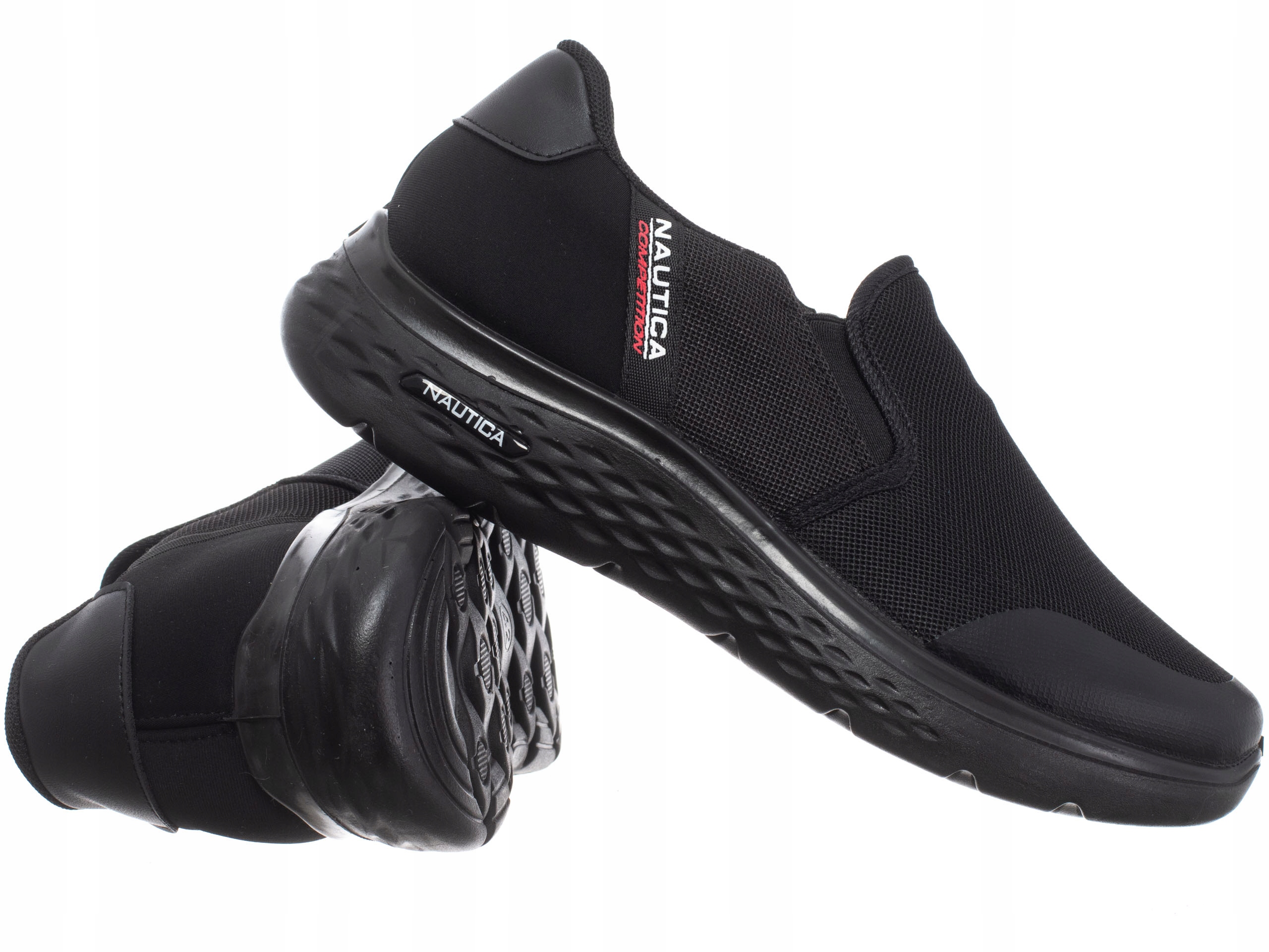 Nautica Buty Męskie NCM616Z54/03 czarne wsuwane na co dzień