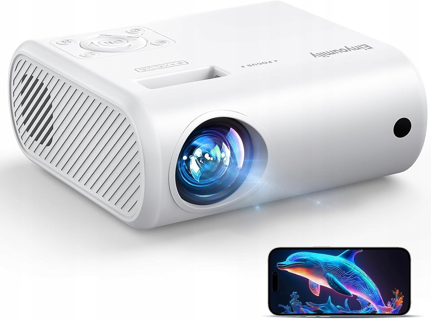 Filmový Projektor Einyoumily Smart Obrazový Projektor Domáce Kino 1080P Full Hd