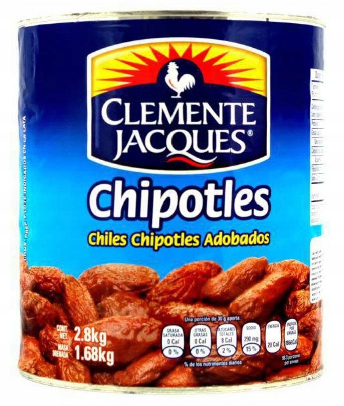 Levně Paprika Chipotle Adobados 2800 g Jalapeno Uzená 2,8 kg plechovka